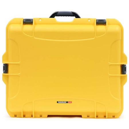 Nanuk Large Series 945 NK-7 Resin Protective Case with Padded Dividers, Yellow