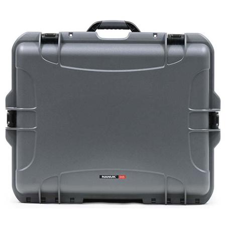Nanuk Large Series 945 NK-7 Resin Protective Case with Padded Dividers, Graphite