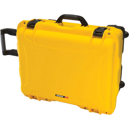 Nanuk Wheeled Series 950 NK-7 Resin Waterproof Protective Rolling Case, Yellow