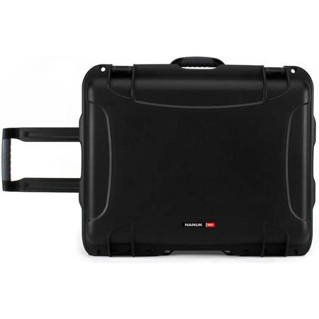 Nanuk Wheeled Series 950 Protective Rolling Case with Padded Dividers, Black