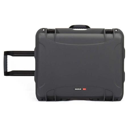 Nanuk Wheeled Series 950 Protective Rolling Case with Padded Dividers, Graphite