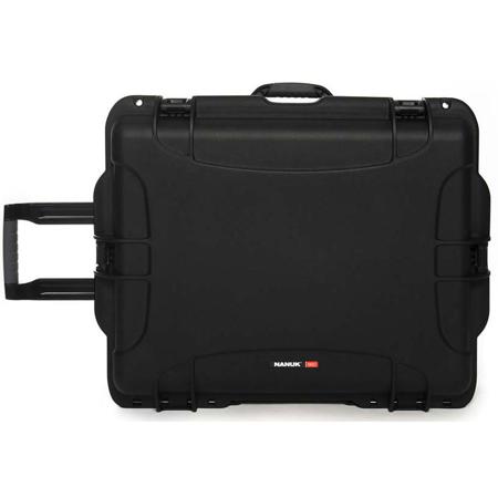 Nanuk Wheeled Series 960 Lightweight NK-7 Resin Waterproof Case with Padded Divider, Black