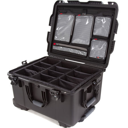 Nanuk 960 Waterproof Hard Case with Padded Dividers and Organizer, Black