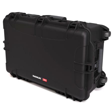 Nanuk Wheeled Series Waterproof Hard Case with Foam Insert, Black