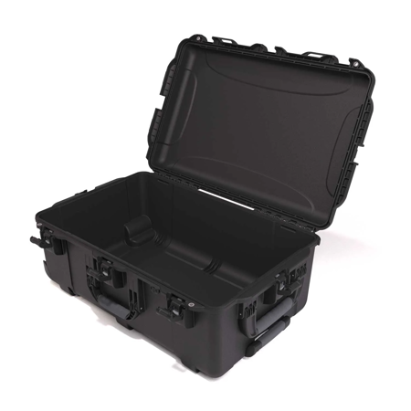 Nanuk Wheeled 963 Waterproof Hard Case w/Lid Organizer & Padded Dividers, Black