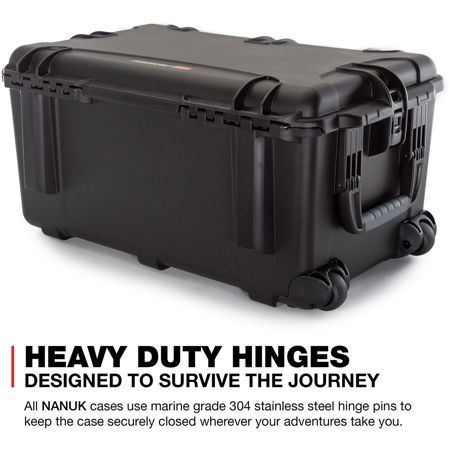 Nanuk Wheeled Series 965 Waterproof Hard Case with Foam Insert