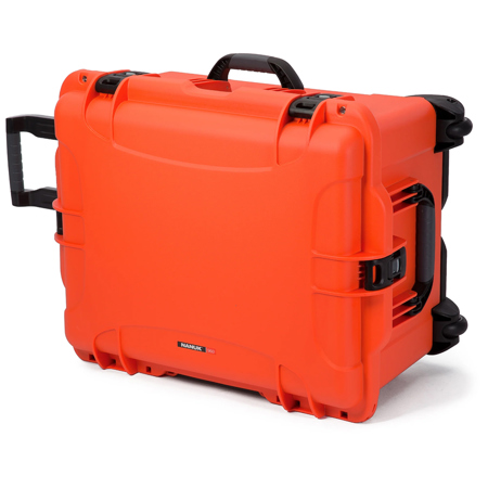 Nanuk 960 Wheeled Waterproof Hard Case with Foam Insert for Sony Burano Camera Orange