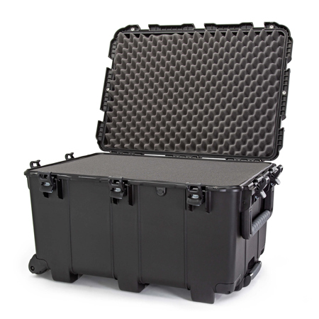 Nanuk 976 Wheeled Waterproof Standard Hard Case, Black with Foam Interior
