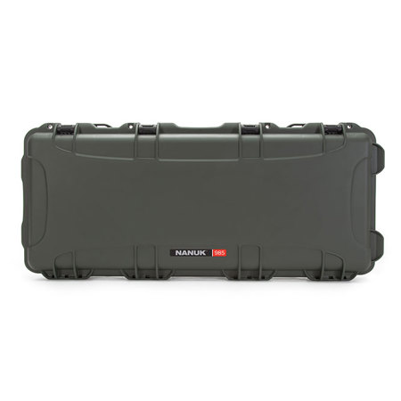 Nanuk Firearms Series 985 AR15 Waterproof Hard Case with Foam Insert, Olive