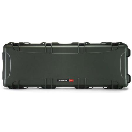 Nanuk Long Series 990 NK-7 Resin Waterproof Rifle Protective Case, Olive