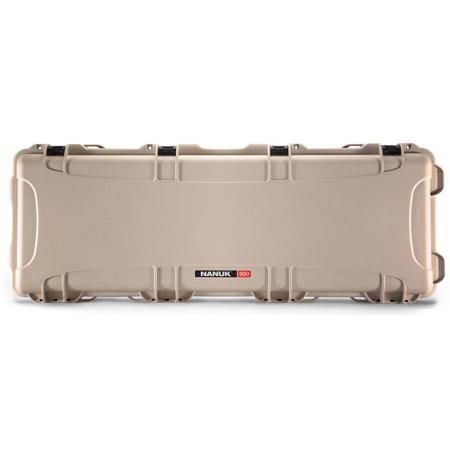 Nanuk Long Series 990 NK-7 Resin Waterproof Rifle Protective With Foam, Tan
