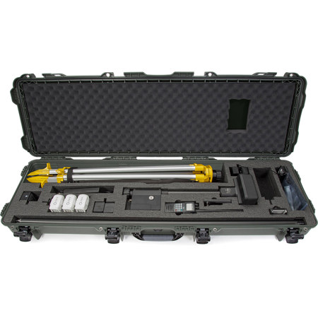 Nanuk 995 Wheeled Waterproof Hard Case w/Foam for DJI D-RTK 2, Military Olive
