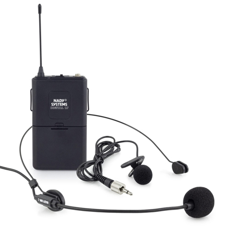 Nady DIGITAL LT Bodypack Transmitter with Lapel Mic for DW-44, D44D: 927.5MHz