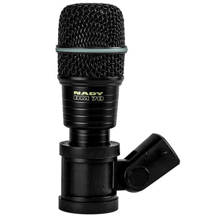 Nady DM-70 Dynamic Neodymium Cardioid Drum Microphone, 70Hz-16KHz Frequency Response