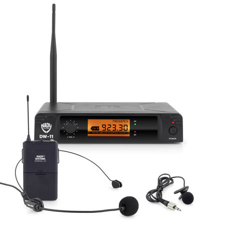 Nady Digital Wireless Lapel & Headmic Microphone System with DW-11 Receiver