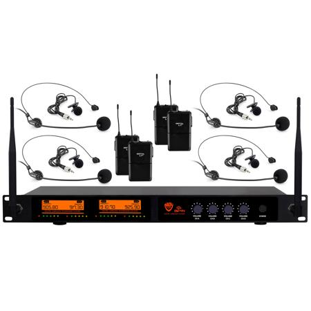Nady Digital Wireless Lapel & HM-3 Headmic Microphone System with DW-44 Receiver
