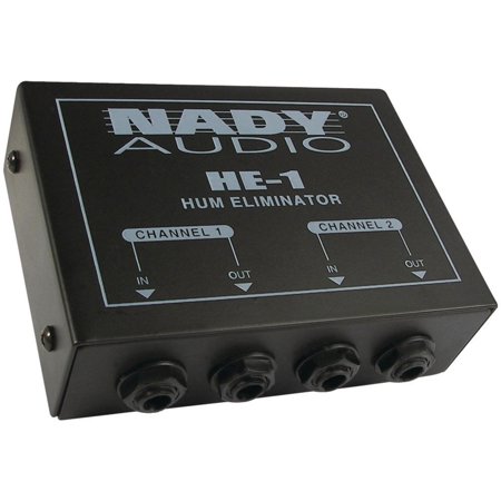 Nady HE-1 2-Channel Input/Output Hum Eliminator
