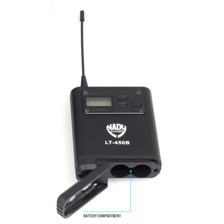 Nady LT-450 Digital Bodypack Transmitter for D-Series Wireless Systems,Channel-A