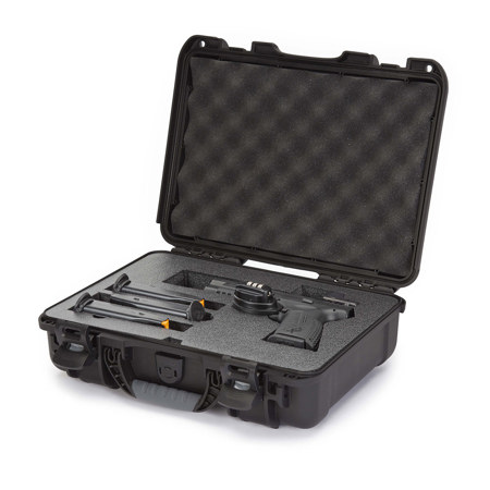 Nanuk 910 Waterproof Hard Case with Foam Insert for Pistol Optic Ready, Black