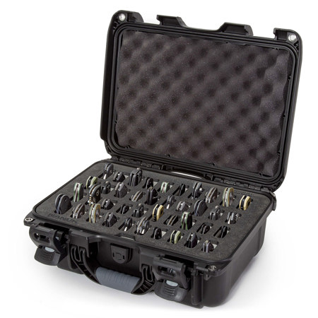 Nanuk 915 Waterproof Hard Case with Foam Insert for 40 Knives, Black
