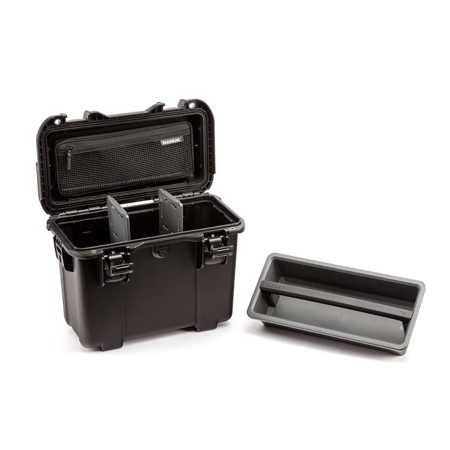 Nanuk Trail 15 Eco-Friendly Waterproof Compact Gear Case, Black