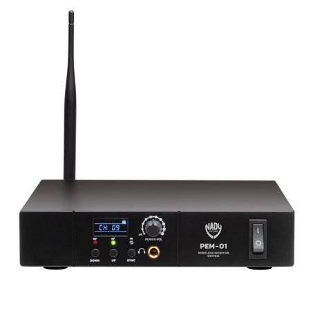 Nady PEM-01 16-Ch Single Transmitter Wireless In-Ear Monitor System, 903-928MHz