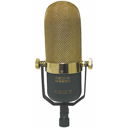 Nady RSM-2 Studio Ribbon (Velocity) Studio Microphone, Color Gold #RSM2GOLD