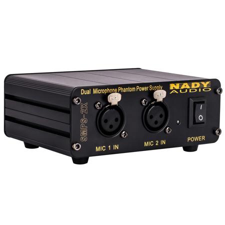 Nady SMPS-2X 2-Channel 48V Dual Phantom Power Supply for SCM Series Microphones