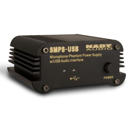 Nady SMPS-USB 2-Channel 48V Phantom Power Supply with USB Audio Interface