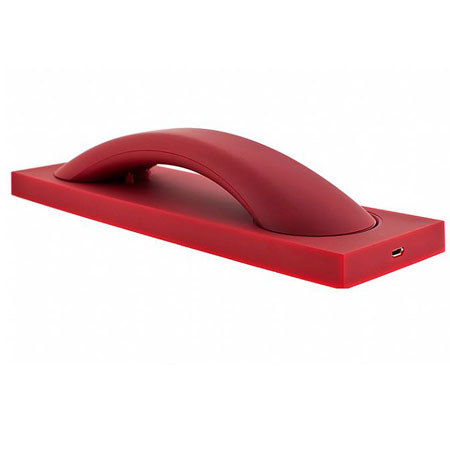 Native Union Curve Bluetooth Wireless Handset for iPhone/Blackberry, Red