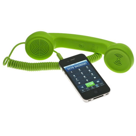 Native Union Retro POP Handset for iPhone/iPad/iPod, Desert Green