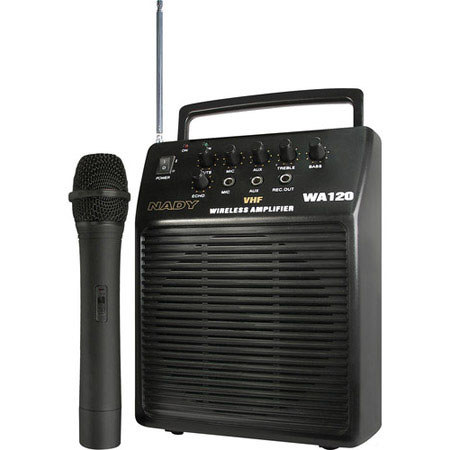 Nady WA-120 Wireless PA System, WHT Handheld Transmitter, Frequency H/191.300MHz