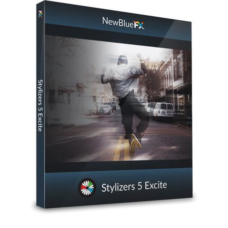 NewBlueFX Stylizers 5 Excite Energetic Motion Effects Software Plug-In, Download
