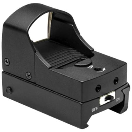 NcSTAR Micro Blue Dot Reflex Optic with 23.5x16.8mm Objective, Picatinny Mount