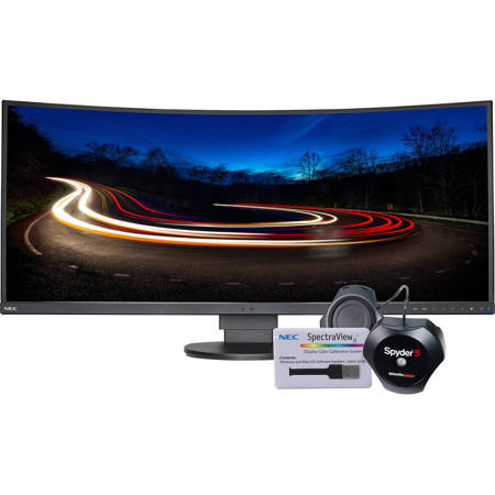 NEC MultiSync EX341R 34" LED Monitor with SpectraView II Software USB
