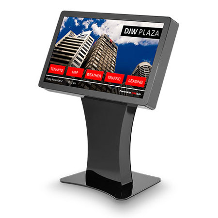 NEC Landscape Kiosk Solution with 42" Touchscreen Monitor and OPS PC, Silver