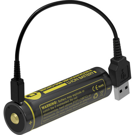 Nitecore NL1834R 18650 3.7V Rechargeable Li-Ion Battery, 3400mAh Capacity