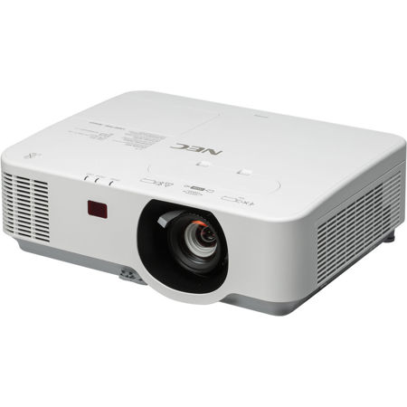 NEC P Series NP-P554U WUXGA LCD Entry-Level Professional Installation Projector, 1920x1200, 5500 Lumens, White