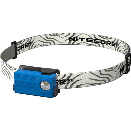 Nitecore NU20 USB Rechargeable LED Headlamp, 360 Lumens, Blue