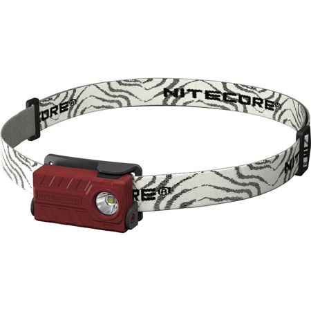 Nitecore NU20 USB Rechargeable LED Headlamp, 360 Lumens, Red