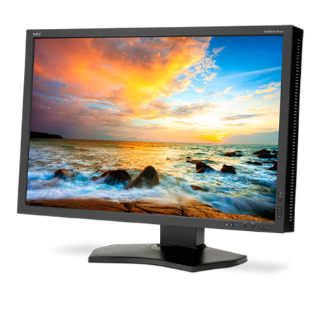 NEC P242W-BK 24" LED Backlit IPS Entry Level Desktop Monitor