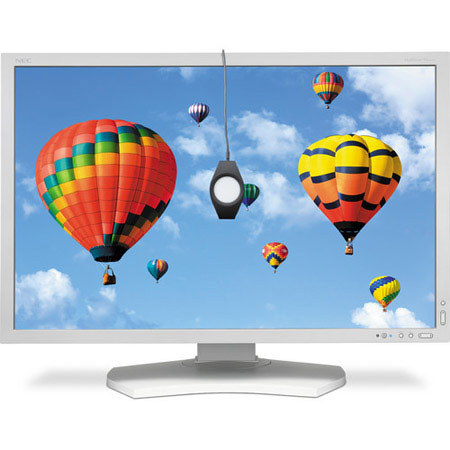NEC 30" Color Critical Desktop Monitor with SpectraViewII, White