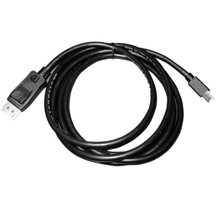 NEC 6.6' Mini DisplayPort Male to DisplayPort Male Cable, Black