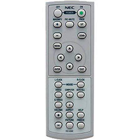 NEC RMT-PJ05-Remote Control for VT640, VT470 Projectors