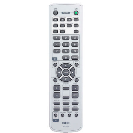 NEC Remote Control for VT800 and NP901W LCD Projectors