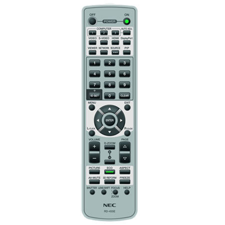 NEC Remote Control for NA-PA, NP-PH & NP-PX Projectors