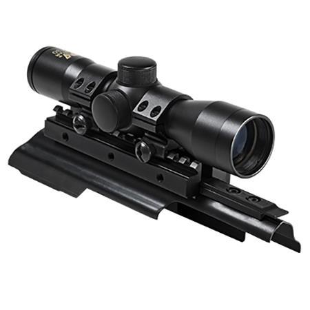 NcSTAR 4x30 Compact Tactical Riflescope, P4 Sniper Ret, 1" Rings, 1" Center Tube