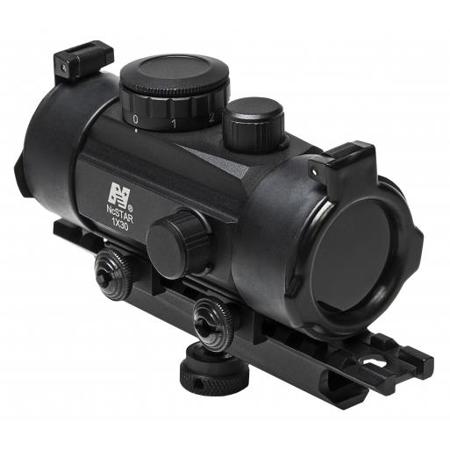 NcSTAR 1x30 Tube Reflex Optic with Carry Handle Adapter, Integrated Mount, 3 MOA