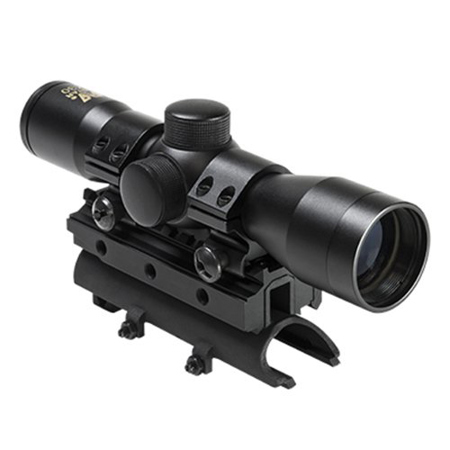 NcSTAR 4x30 Compact Riflescope, P4 Sniper Reticle, for SKS Style Rifles