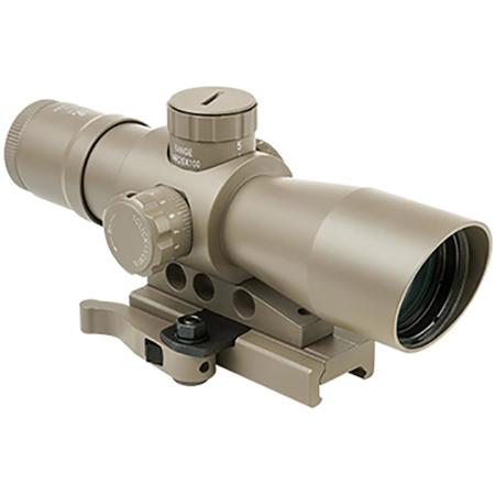 NcSTAR 4x32 Mark III Tactical Riflescope, Blue/Green P4 Sniper Rectile, Tan